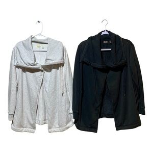 Women's Z For Zella Shooting Star Drape Jacket Bundle (2) Size XS